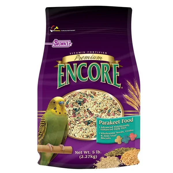 5 Lb F.M. Brown Encore Premium Parakeet - Food